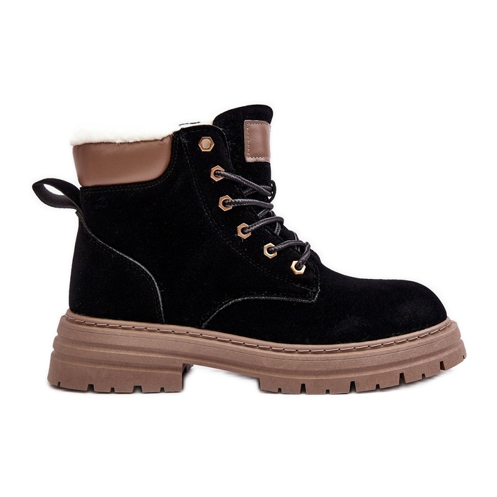 Women's Fur-Insulated Trappers Black Fenan
