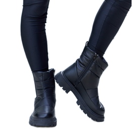 Black insulated Galvani snow boots Black insulated Galvani snow boots