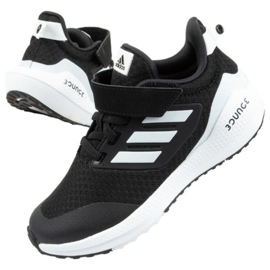 Adidas EQ21 Run Jr GY4371 sports shoes black Adidas EQ21 Run Jr GY4371 sports shoes black