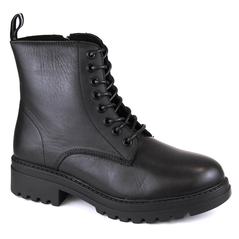 Women's leather boots, insulated, black, T.Sokolski Z23-317