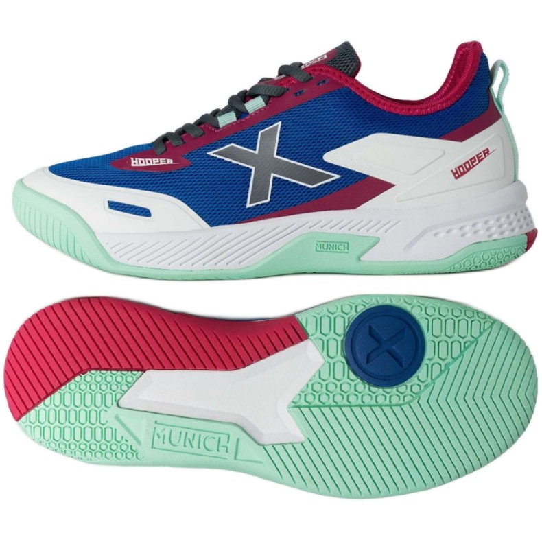 Munich Hooper Jr 1614002 handball shoes white