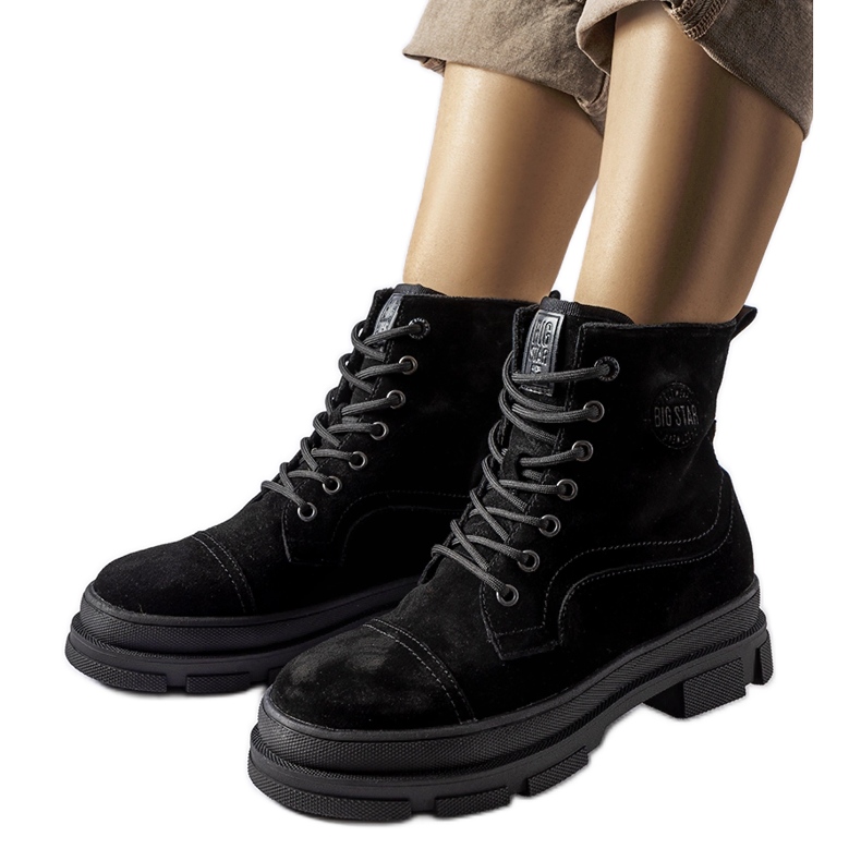 Black leather workers Big Star KK274524 Black leather workers Big Star KK274524