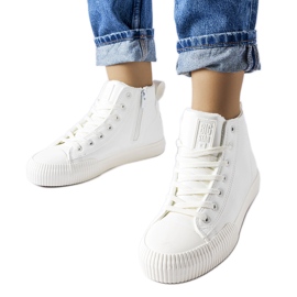 White insulated sneakers Big Star MM274017