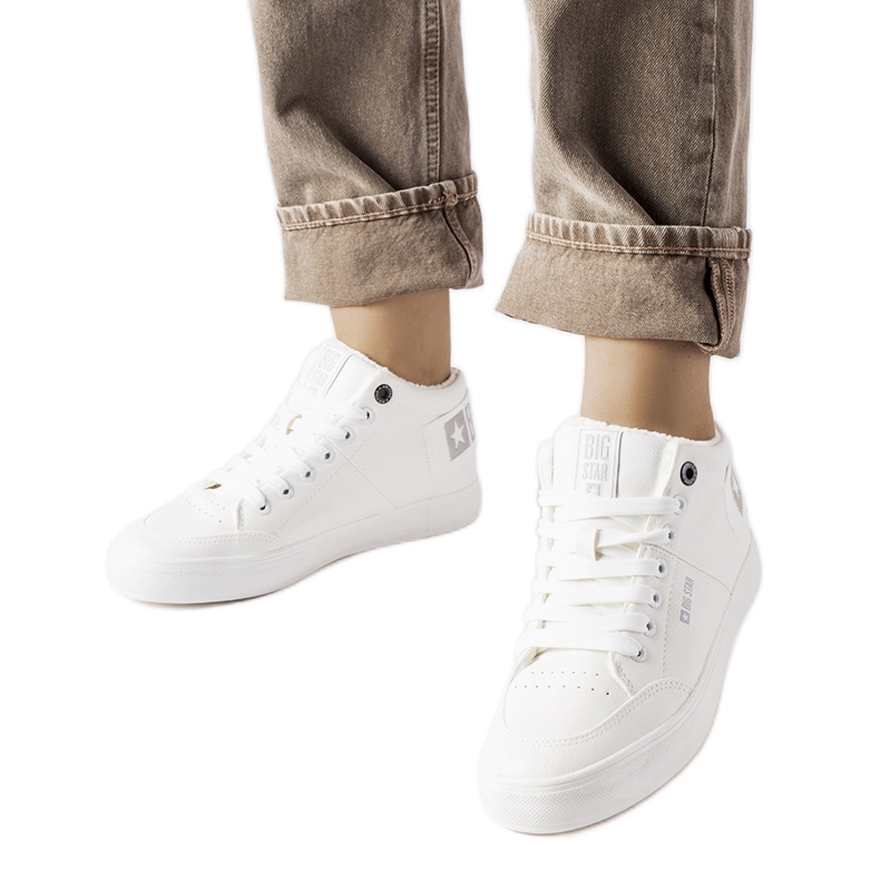 White insulated sneakers Big Star EE274352