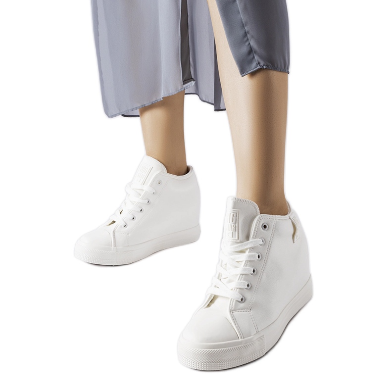 White Big Star MM274002 wedge sneakers White Big Star MM274002 wedge sneakers