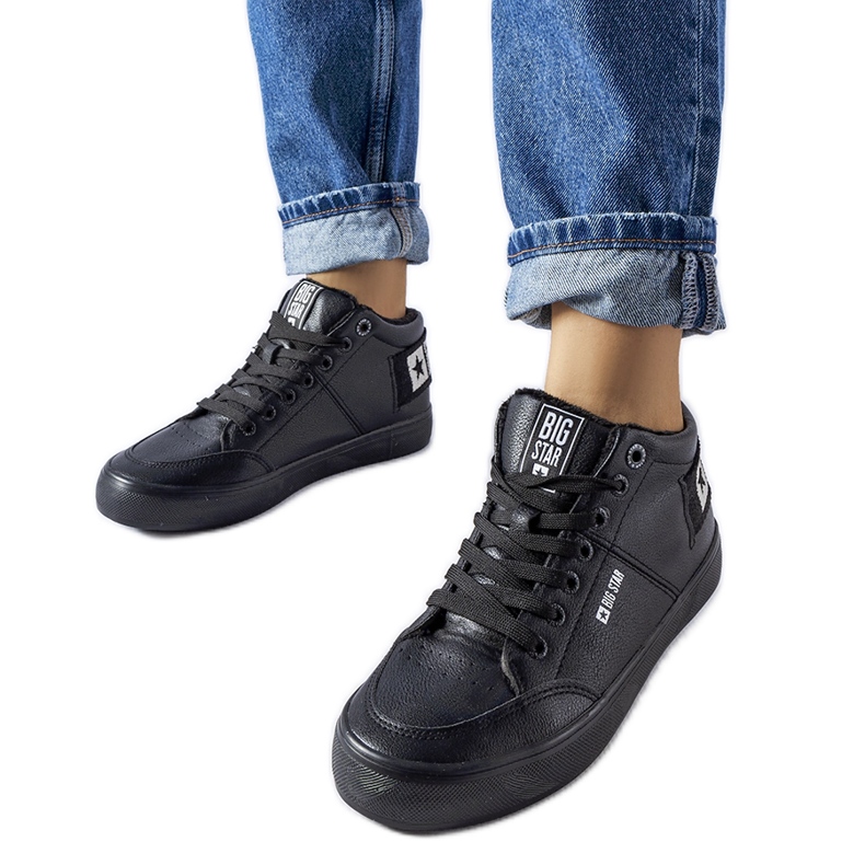 Black insulated sneakers Big Star EE274351 Black insulated sneakers Big Star EE274351