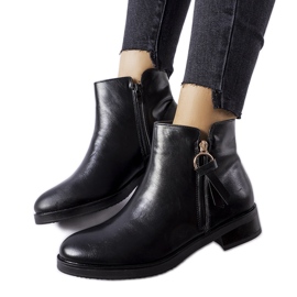 Black insulated classic Corciano ankle boots