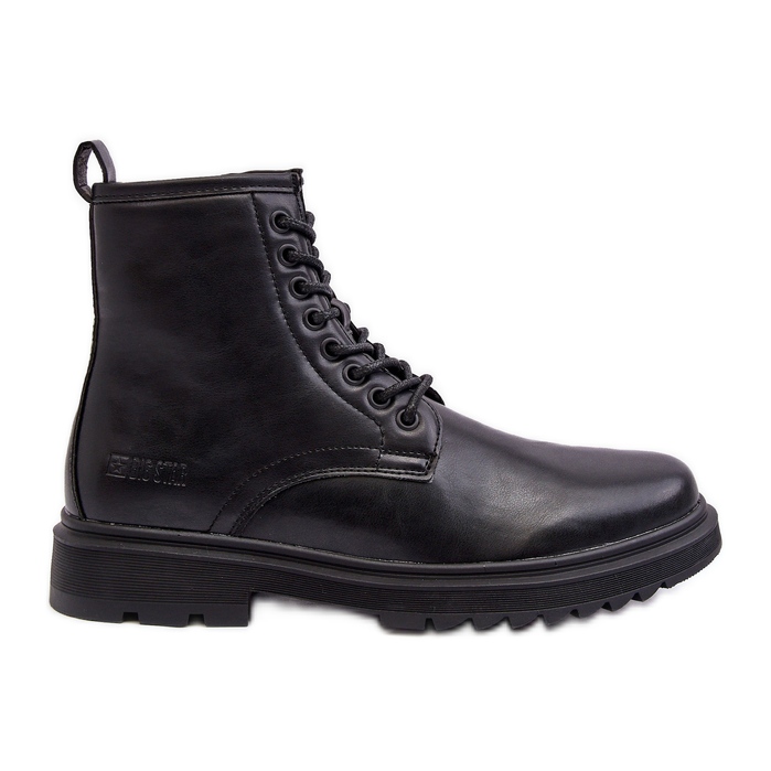 Trappers Insulated Boots With Zipper Black Big Star MM174080