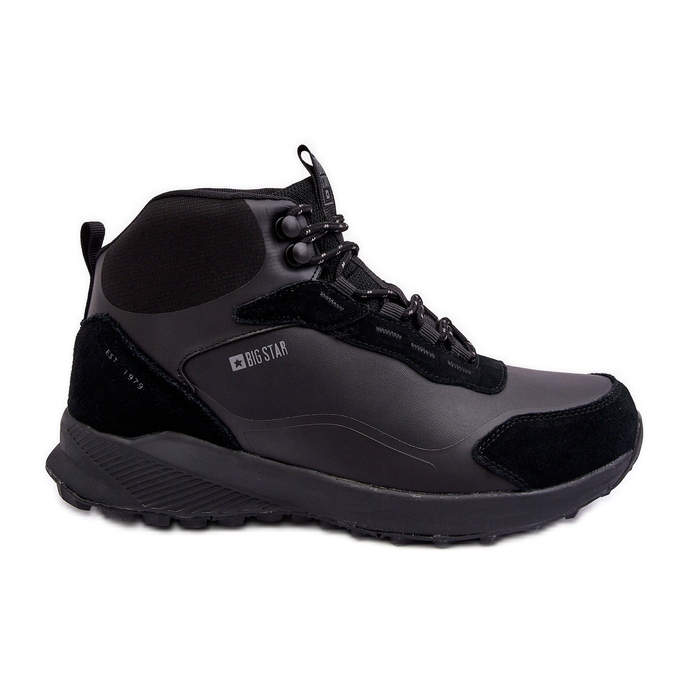 Men's Insulated Trekking Shoes Black Big Star MM174334 Men's Insulated Trekking Shoes Black Big Star MM174334
