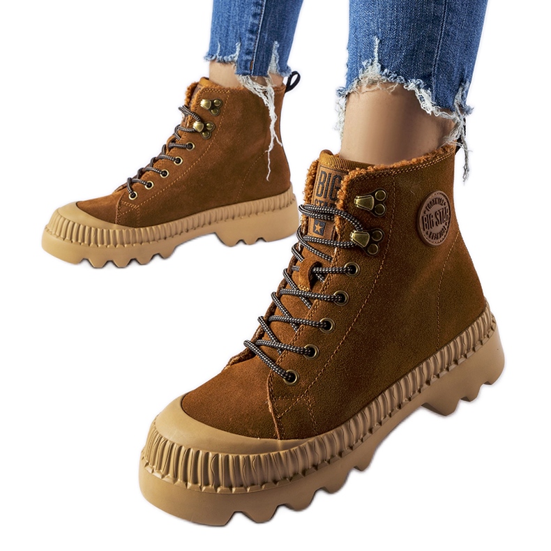 Brown leather workers Big Star KK274520 Brown leather workers Big Star KK274520