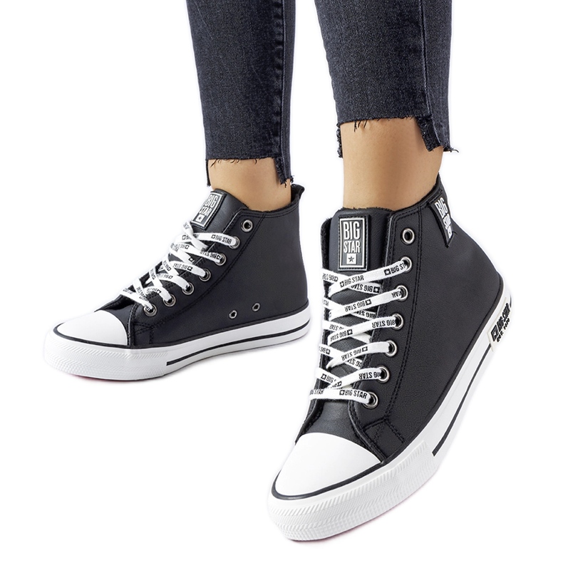 Black insulated sneakers Big Star KK274598