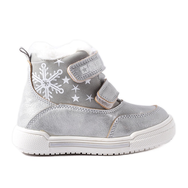 Big Star KK374190 children's snow boots silver Big Star KK374190 children's snow boots silver