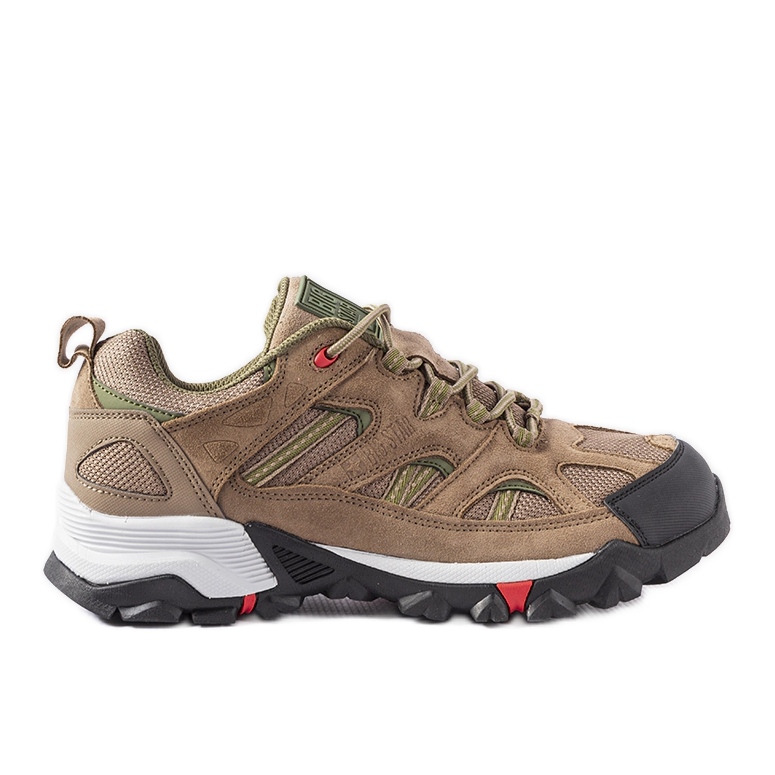 Brown trekking shoes Big Star KK174063 Brown trekking shoes Big Star KK174063
