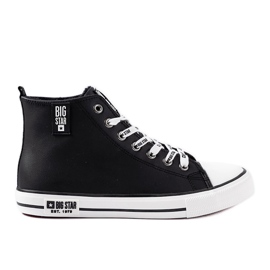 Black high-top men's sneakers Big star KK174346 Black high-top men's sneakers Big star KK174346