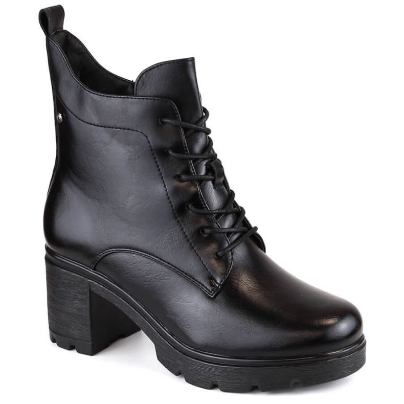 Insulated ankle boots and platform Potocki W WOL188 black