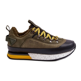 Men's Insulated Sports Shoes Khaki Big Star MM174109 green Men's Insulated Sports Shoes Khaki Big Star MM174109 green
