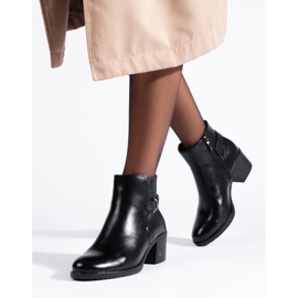 Black elegant ankle boots by Potocki