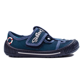 Shelovet kindergarten slippers for boys blue Shelovet kindergarten slippers for boys blue