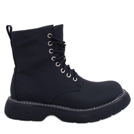 Peddy Black lace-up ankle boots