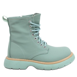 Peddy LT.GREEN lace-up ankle boots