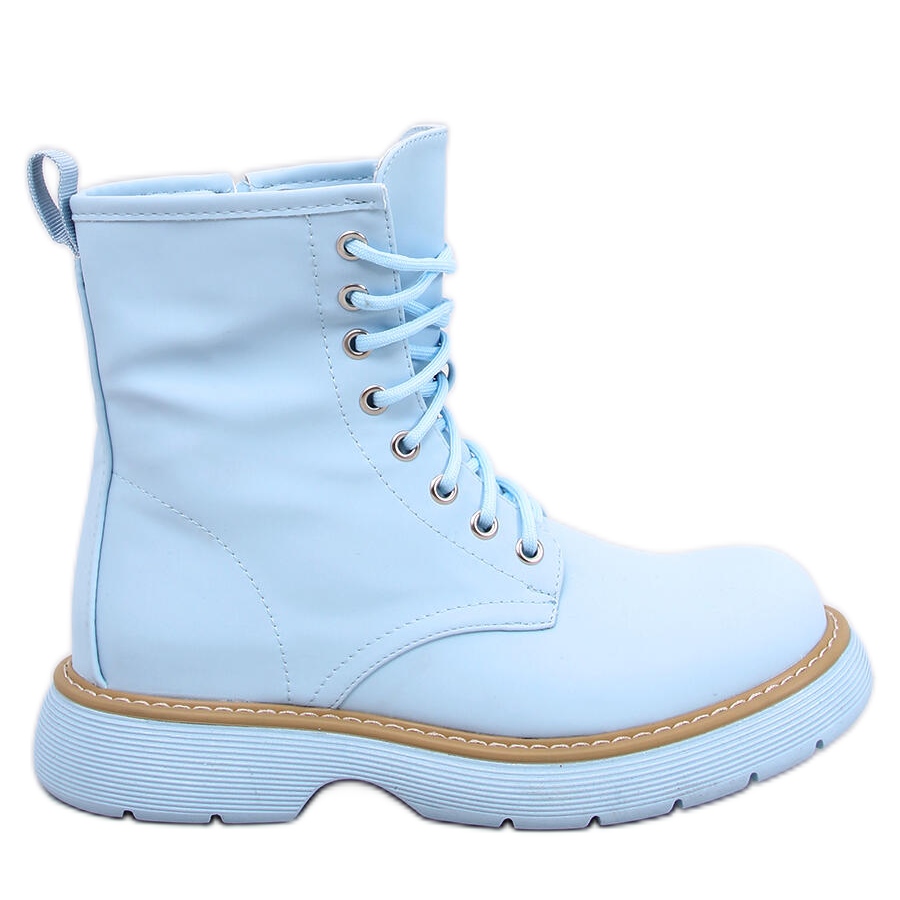 Peddy Blue lace up ankle boots