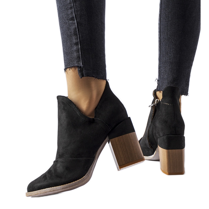 Artemisia black high-heeled ankle boots Artemisia black high-heeled ankle boots