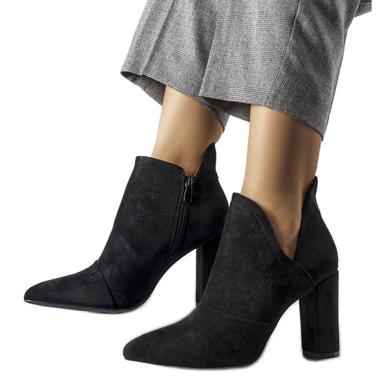 Black elegant ankle boots Willow