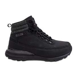 Trapper Lace-up Trekking Shoes Black Big Star MM274677 Trapper Lace-up Trekking Shoes Black Big Star MM274677