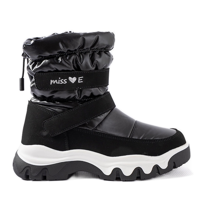 Black Staturano insulated girls' snow boots