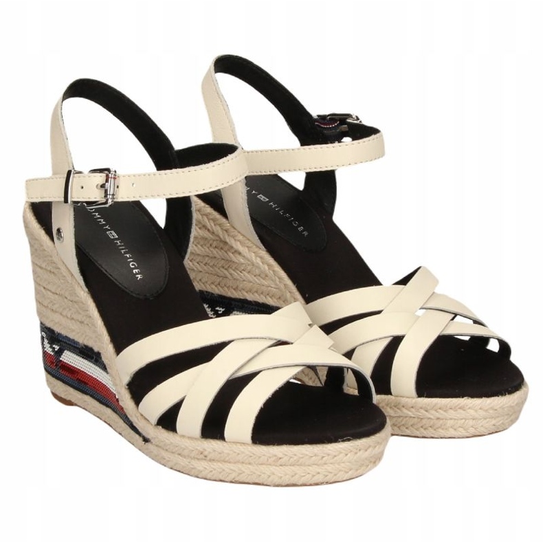 Tommy Hilfiger High Wedge sandals FW0FW04843 beige