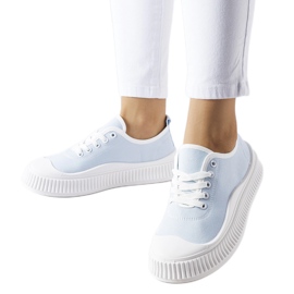 Blue Collepepe platform sneakers