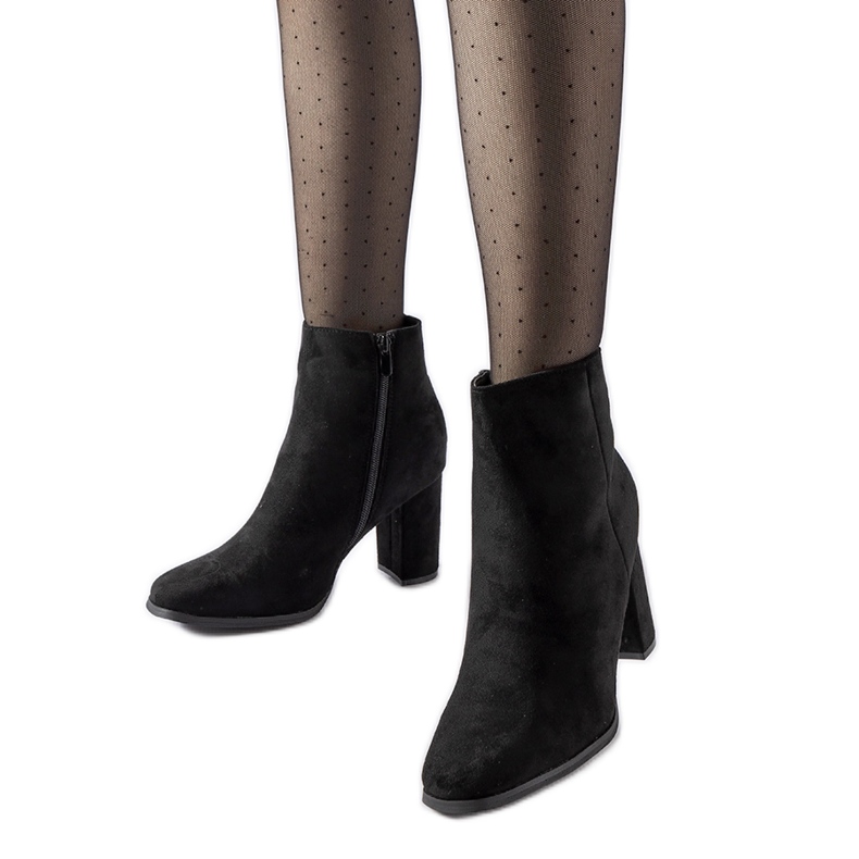 Black Torricelli high-heeled ankle boots