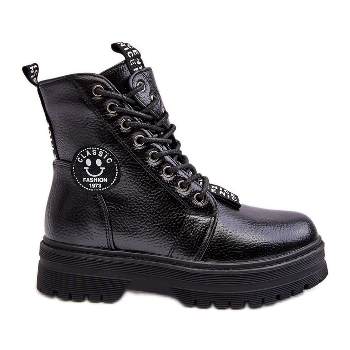 News Children's Insulated Trapper Boots Black Conley