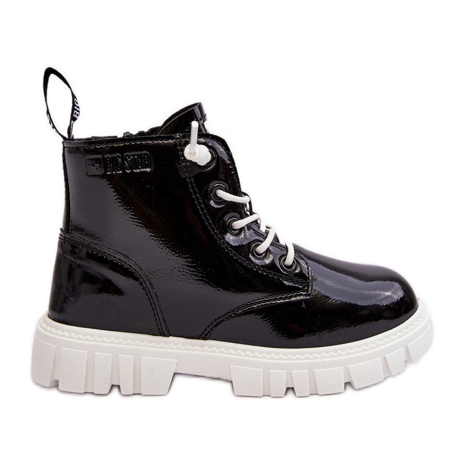 Insulated Patent Children's Boots Big Star MM374147 Black