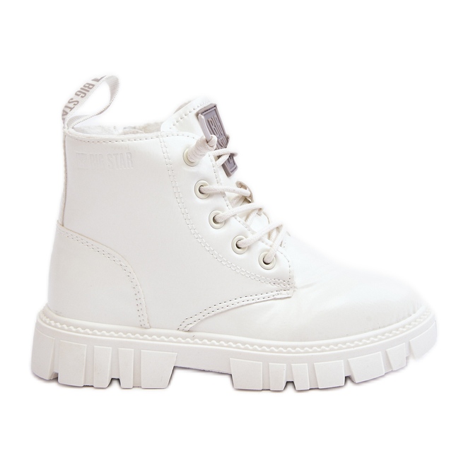 Insulated Patent Children's Boots Big Star MM374142 White