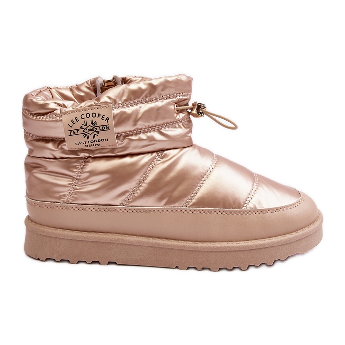 Women's Insulated Snow Boots Lee Cooper LCJ-23-44-1965L Beige golden Women's Insulated Snow Boots Lee Cooper LCJ-23-44-1965L Beige golden