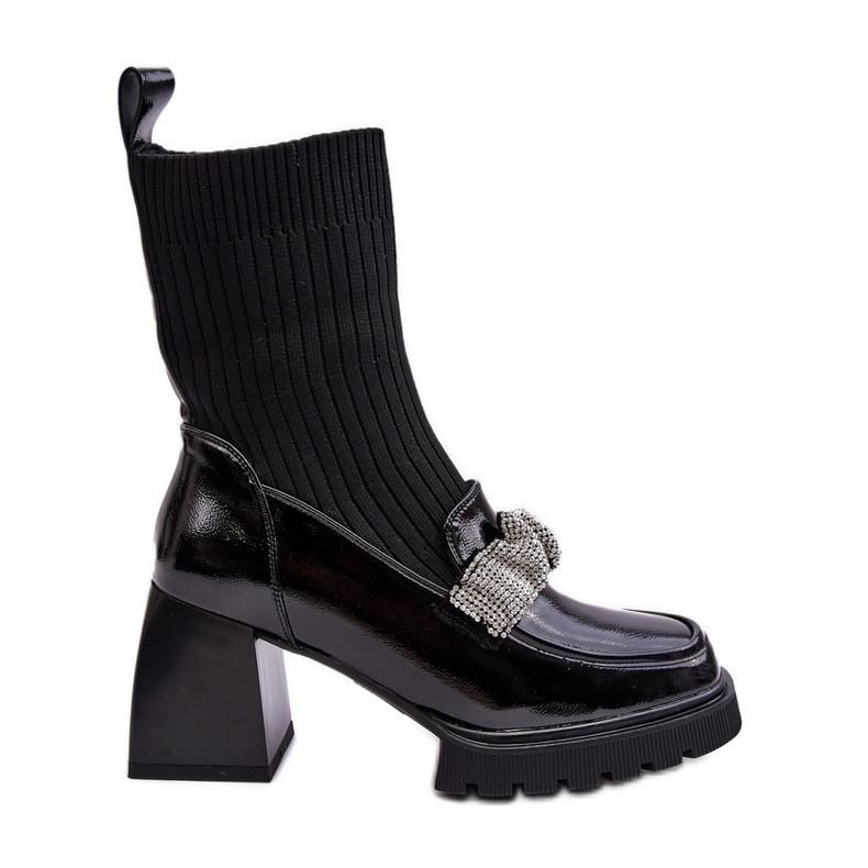 S.Barski Women's Ankle Boots With High Heels D&amp;A MR870-41 Black