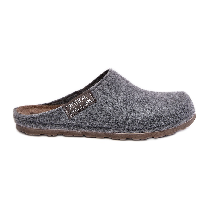 Men's Home Shoes Slippers Inblu CR000015 Gray grey Men's Home Shoes Slippers Inblu CR000015 Gray grey
