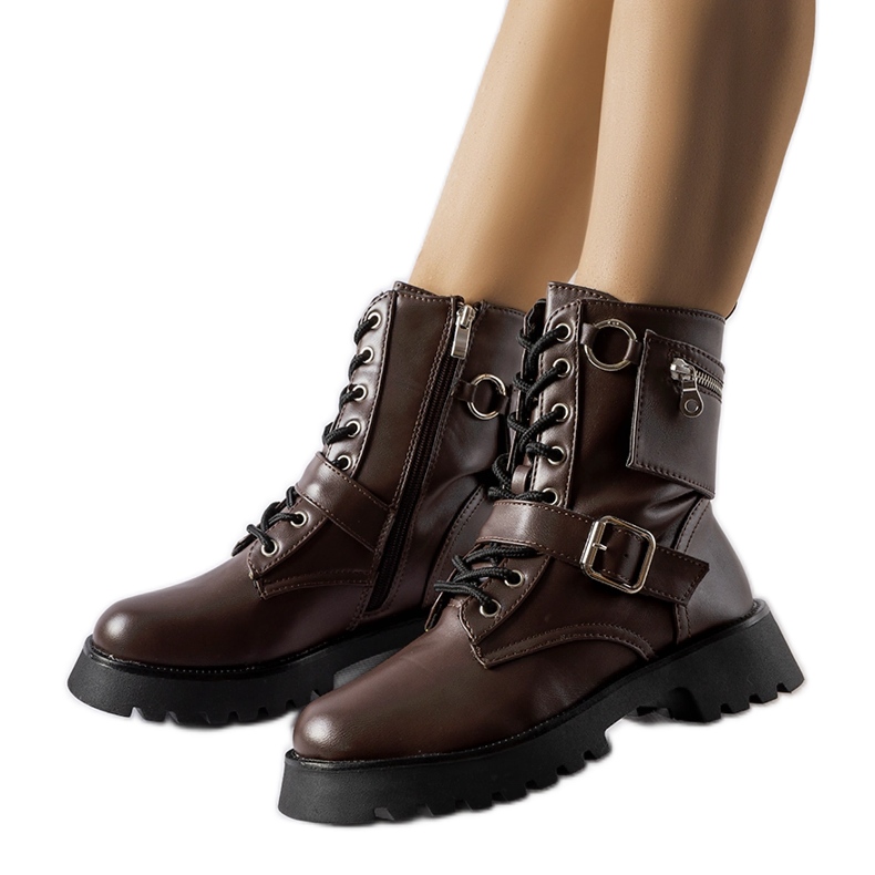 Brown insulated workers with a bag by Manzoni