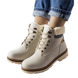 Gray insulated Montalbino boots grey