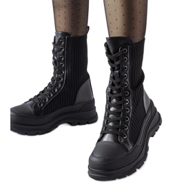 Black sock workers with thick Vitto sole