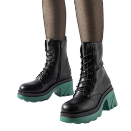 Black insulated workers on a Costa nautical pole Black insulated workers on a Costa nautical pole