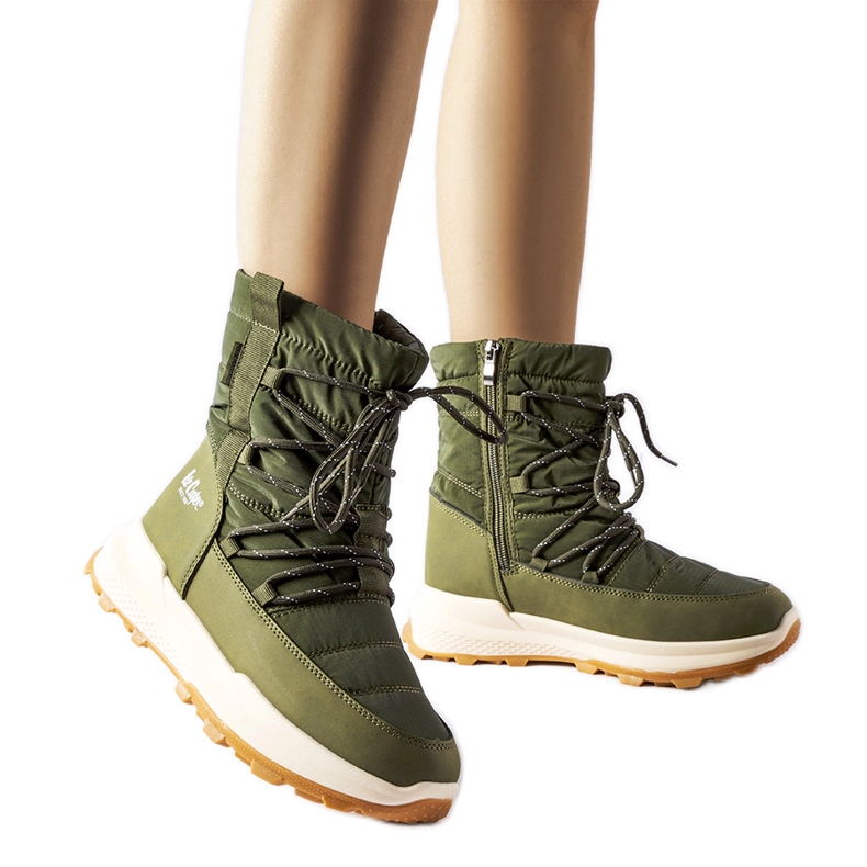 Green snow boots Lee Cooper LCJ-23-44-1988L