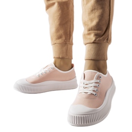 Pink Collepepe platform sneakers