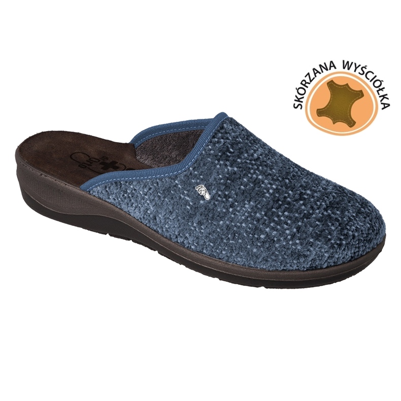Befado women's slippers 133d001 blue