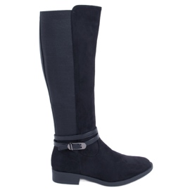Booties with a flexible upper Barrow Black