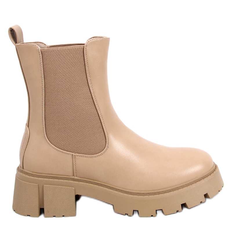 High-top Chelsea boots from Rumer Khaki beige High-top Chelsea boots from Rumer Khaki beige