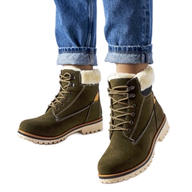 Green insulated Montalbino boots