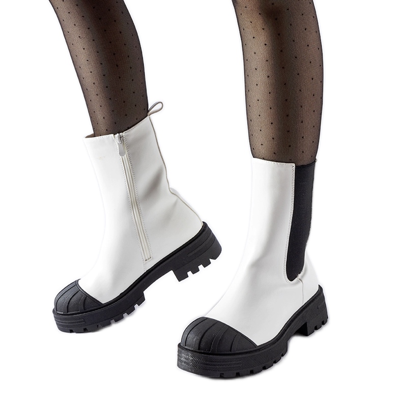 White classic insulated Porcigatone boots White classic insulated Porcigatone boots