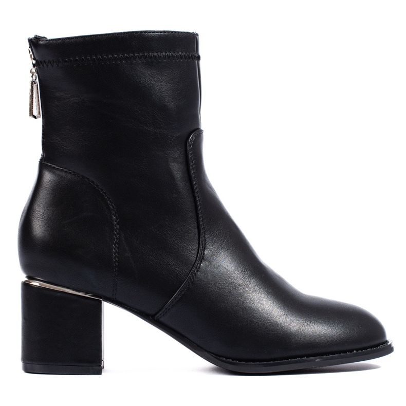 Classic black Shelovet ankle boots Classic black Shelovet ankle boots